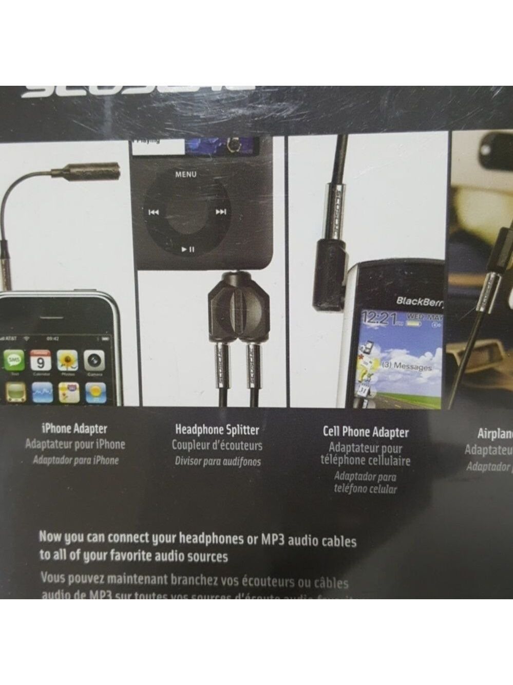 MP3 Audio Adapter Kit With Splitter - Picture 4 of 6